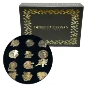 DETECTIVE CONAN 20th Anniversary Blu-ray BOX Bonus Pin Badge Set of 20 Japan New
