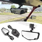 UTV Rear View Side Mirrors Set For Polaris Ranger RZR S XP Crew 570 800 900 1000