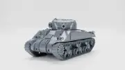 Sherman Firefly VC with QF 17-pounder (US, WW2) - US Army - 28mm Scale - Tank -