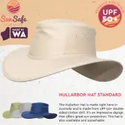 Australian Made Hat Newcastle Hats Nullarbor Hat Standard UPF 50+ Wide Brim Hat