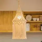 Macrame Lamp chimney Home Decor Lamp Cover Pendant Light Cover Lamp Shade