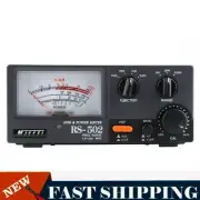 NISSEI RS-502 SWR & Power Meter SWR Watt Meter 1.8-525MHz HF VHF UHF For Radio
