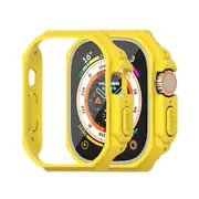 For Apple Watch Ultra 2,49-mm Case,Durable Lightweight Bezel Cover,Yellow