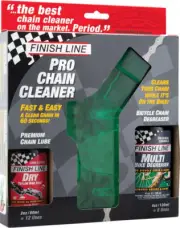 Finish Line Pro Chain Cleaner with 2oz DRY Chain Lubricant 4oz EcoTech Degreaser