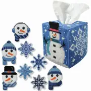 Herrschners® Snowy Friends Set Plastic Canvas Kit