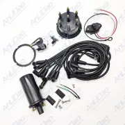 392-7803A4 Mercruiser Spark Plug Wires Distributor Cap Ignition Rotor, with coil