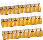 Healvian 30Pcs Glass Dropper Bottles for Essential Oils Travel Friendly Vials with Dropper Design Protection Leak for Liquid Toiletries and Sample Use