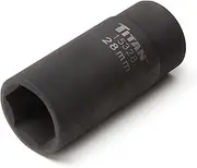 Titan 15328 28mm 1/2" Drive 6 Point Axle Nut Socket