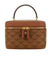 MCM Himmel Vanity Zipped Small Crossbody Bag One size COGNAC