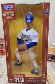 1998 Nolan Ryan Texas Rangers SLU Figure Cooperstown Collection Poseable 12" NIB