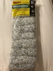 Whizz Professional Microlon 4” Roller Covers Semi Rough to Rough Surfaces 27018