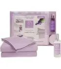 Super Soft Sheet Set Lavender Pillow Spray with a Matching Satin Eye mask Sleep