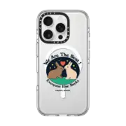iPhone 16 Pro Clear Case MagSafe Compatible Best Bunnies by Exquisite Paradox