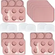 The Original Cakepuck Baker Bundle – It's not a Pop, It's a Puck! The Easier Way to Make Chocolate Covered Desserts – BPA Free Silicone – Includes 3 Mold Sets + 5 Trays + 6 Scrapers – Pink