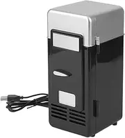 Portable Mini Fridge, Compact Car Refrigerator 3 Color ABS 194*90*90mm Energy Saving and Eco-Friendly 5V 10W USB Car Portable Drink Cooler Car Boat Travel Cosmetic Fridge Portable Car Fridge for Trave