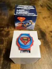 2016 Avon Superman Kids Childs Watch With Flashing Lights - *Needs Batteries NEW