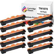 10-Pack Compatible Toner Cartridge for Brother TN-1070 TN1070 (1,000 Pages) for Brother DCP1510 HL1110 HL1210W MFC1810