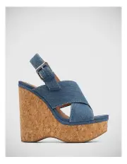 [Wittner] Xalena Denim Wedge in Ocean Blue