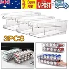 3X Soda Can Dispenser Drink Beer Beverage Storage Rack Holder Fridge Shelf