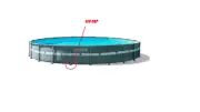 Foot / Leg Cap For Intex 18Ft x 52In Ultra XTR Frame Above Ground Swimming Pool