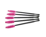50PCS Disposable eyelash and eyebrow brush spiral wire eyelash curling brush - RED