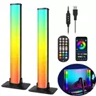 2Pcs Smart RGB LED Light Bar Color Changing Music TV Backlight Game Ambient Lamp