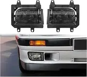 Compatible for E30 85-93 Front Bumper Fog Lights 63171385945 63171385946 Fog Lamps+Bulbs