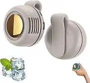 Aerobreeze Whirlwind Leafless Mini Fan, 3-Speed Clip on Fans for Shirt, Portable Silent Mini Bladeless Electric Fan, 360° Rotatable for Outdoor & Travel & Office (Beige)