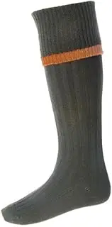 [Walker and Hawkes] Walker & Hawkes - Ladies Country Glenmore Merino Wool Socks - Olive