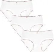 [KEOYA] Girls Comfort Cotton Panties Soft Cute Hipster Briefs Breathable Mid Rise Underwear 3 Pack 10-16 Years