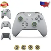 Xbox Wireless Controller - Grey/Green Edition with Bluetooth and Custom Mapping
