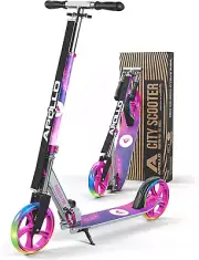 Adult Scooter - Folding Kick Scooter for Teens and Adults Weighing up to 220 Lbs