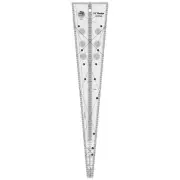 Creative Grids (CGRCP1) Creative Grids 10 Degree Wedge Ruler