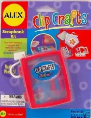 Alex Clip Crafts SCRAPBOOKING Kit travel Clip-On MINI Scrap Book NEW