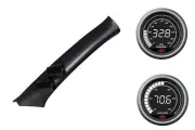 SAAS pillar pod oil pressure water temp gauges for Mitsubishi Triton MN No SRS