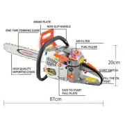 HK-GS011 Chainsaw Chain Speed 8000r/min Battery Electric Petrol Chainsaw