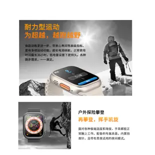 華強北最新S9 ultra2 智慧手錶 1G內存 本地音樂 獨立鏈接藍牙耳機 藍牙通話/訊息接收 靈動島功能 繁體中文
