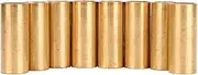 Leaf Spring Shackle Bushings Kit, 8Pcs -3/4" Bronze Leaf Spring Bushings ID 9/16in OD 11/16in for Double Eye Springs Equalizers for Trailer Dexter Axle Noise Damping
