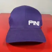 Ping Flexfit Sensorcool Golf Hat Size S/M Purple Stretch Dad Golfer Cap