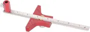 Fonowx Woodworking Scriber Marking Line Ruler Line Drawing for Measuring Carpentry