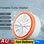 Automatic Clothes Washer Auto-Off Mini Turbo Washer for home Bathroom (Orange) H