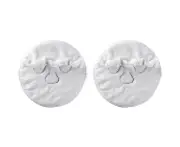 2pcs face towel mask-white three holes-Towel Mask Reusable Face Towel Mask Towel Moisturizing Rejuvenation