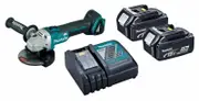Makita DGA504RTE - 18V Brushless 125mm Angle Grinder Kit (2 x 5.0Ah)