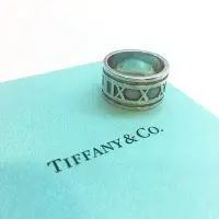 在飛比找Yahoo!奇摩拍賣優惠-＊金選名店＊Tiffany&co 羅馬數字銀飾戒指 925