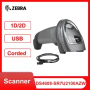 Zebra DS4608-SR7U2100AZW 2D Area-imaging USB Handheld Barcode Scanner with Cable