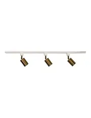 [Oriel Lighting] Bridge 3 Track Spot Light in White/Brass