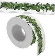 GANAZONO 1Roll Wear Resistant Tree Design Border Sticker Removable Decorative Trim for Bulletin Boards Chalkboards and Whiteboards Easy for Classrooms