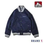 【BRAND T】BEN DAVIS TC TWILL RIB JACKET 深藍 刺繡 LOGO 棒球 外套