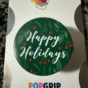 POPSOCKETS Happy Holidays Christmas POPGRIP Phone Grip & Stand Swappable