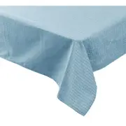 Dobby Checkered Tablecloth (Blue, Gold, Ivory)
